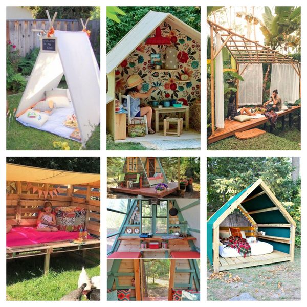 Gemütliche Spielplatz Ideen für den Garten