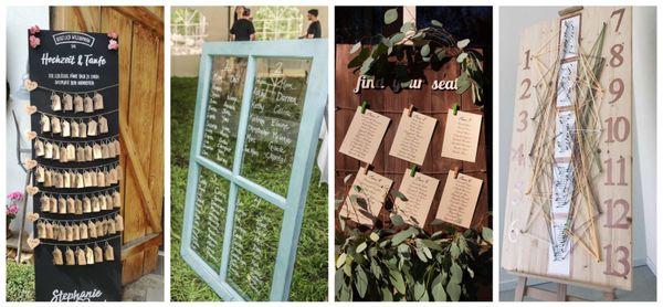 Die schönsten DIY-Sitzpläne für eure Feier