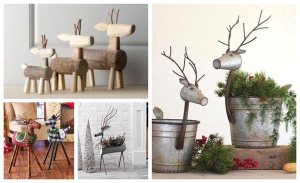 Einfache Rentierdeko zum Verlieben :)