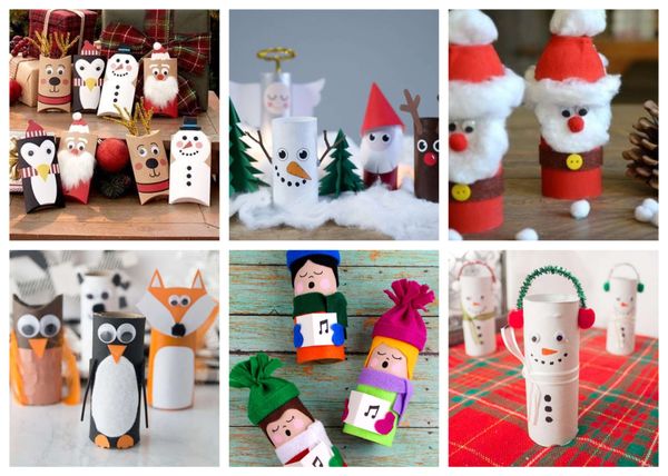 Billige Bastelideen aus Papier und Klopapierrollen für eure Kinder :)