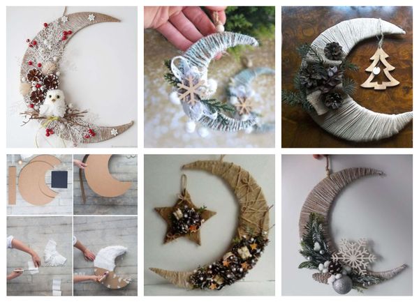 Wunderschöne DIY Mond-Kränze ganz einfach zum selber machen :)