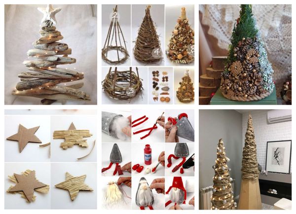 Schnelle weihnachtliche Bastelideen für Kinder und Erwachsene :)