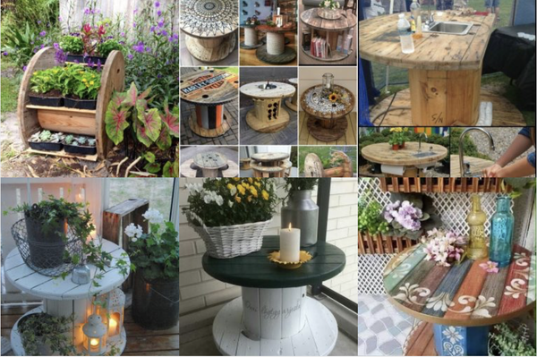 So baut man Gartenmöbel aus Kabeltrommeln – einfache DIY Ideen :)