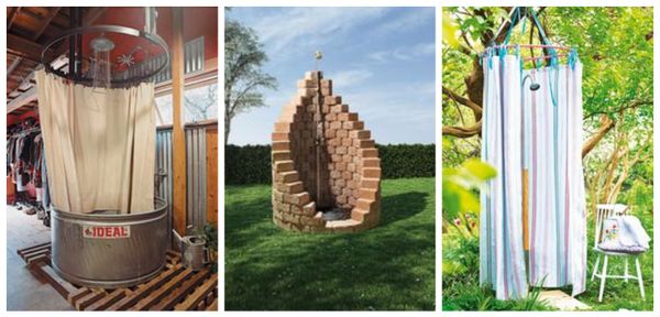 Mehr als 10 Ideen für eine tolle Gartendusche :)