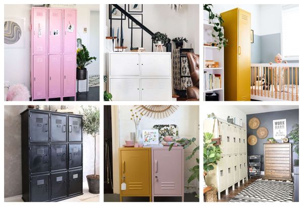 Alte Spinde und Metallschränke als tolle Vintage-Möbelstücke verwenden :)