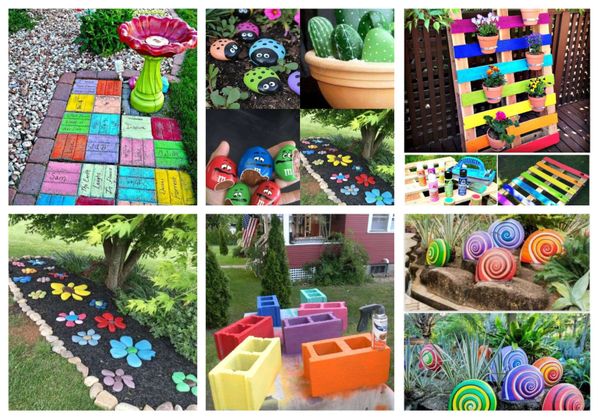 So bringt ihr Farbe in euren Garten – einfache DIY Projekte für alle :)