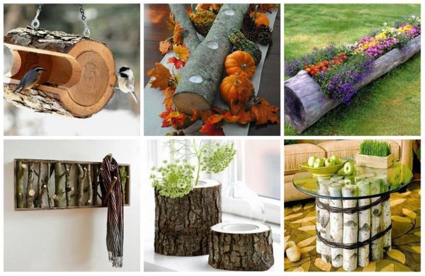 10 wundervolle Dekorationen aus Holz :)