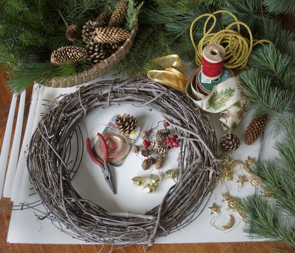 Originelle Advent-Türkränze selber machen! :)