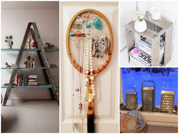 21 Verschiedene Möglichkeiten, alte Sachen wiederverwenden