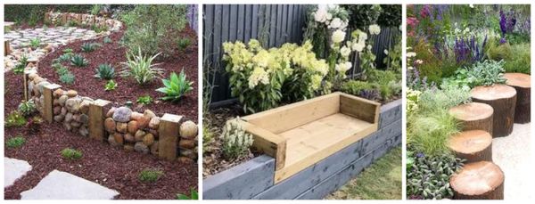 10 wundervolle Ideen für Beeteinfassung :)