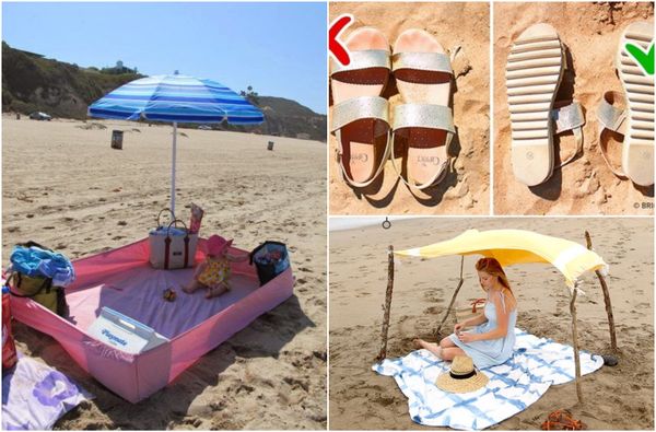 Clevere Tipps und Tricks für einen entspannten Tag am Strand :)