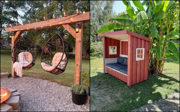 Sitzplätze im Garten: interessante Inspirationen