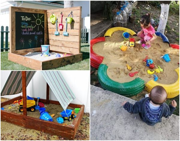 Sandkasten selber bauen