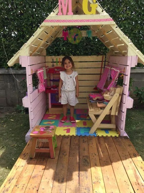 Spielplatz für Kinder im Garten – selber machen :)