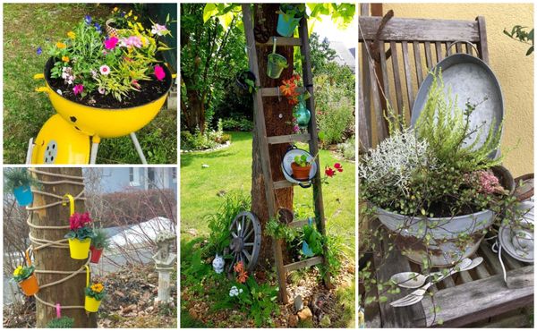 Hinterhofdeko mit kleinem Budget