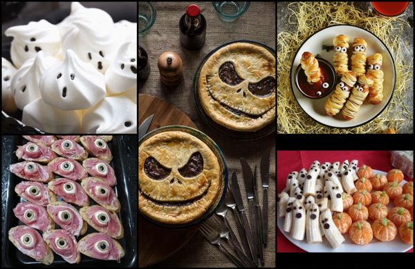 Gruseliges Halloween-Essen