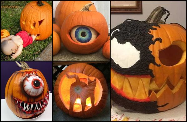Kürbis schnitzen – die coolsten Ideen !