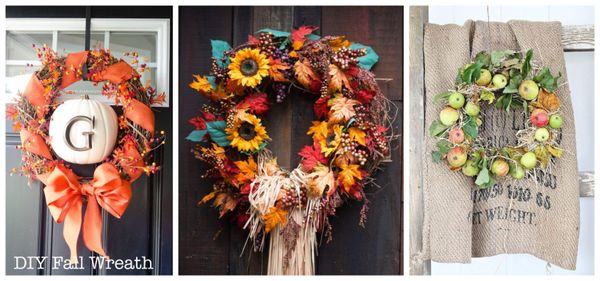 Die schönsten Türdekorationen für Herbst :)