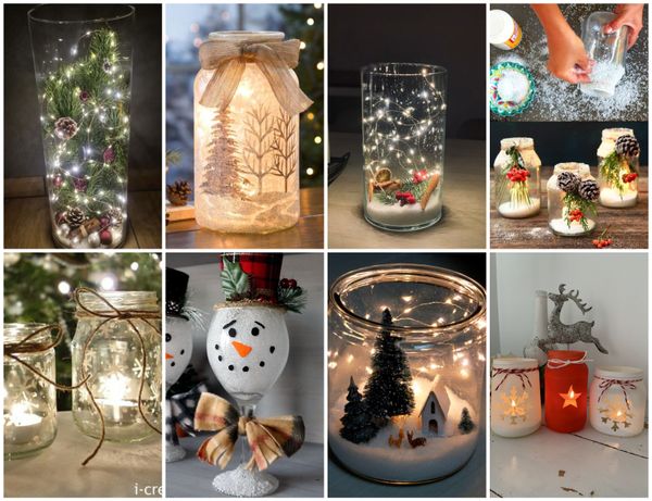 Weihnachtsdeko Ideen im Glas zum Selbermachen! :)