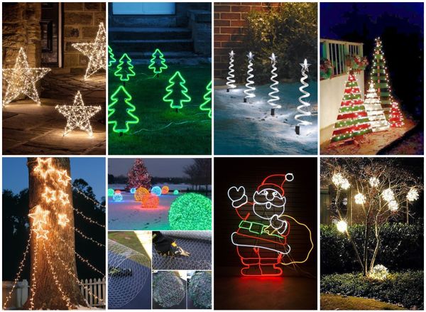 Weihnachtsbeleuchtung im Garten – 14 neue Inspirationen :)