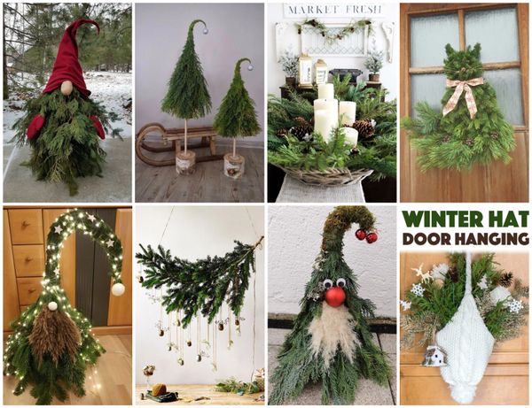 Tolle zauberhafte Diy Ideen für grüne Winterdeko :)