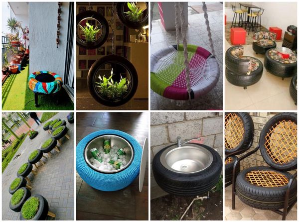 Alte Reifen wiederverwenden