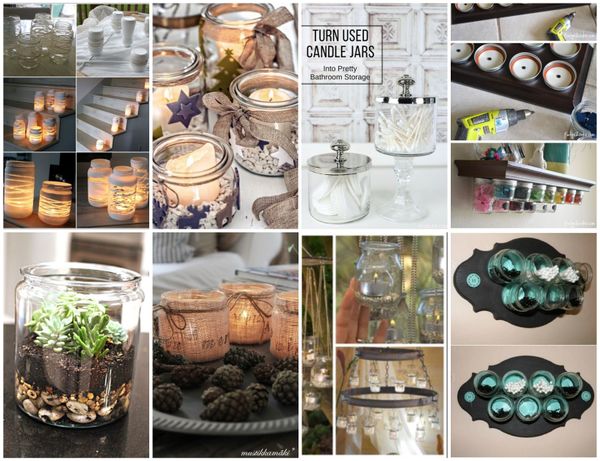 Kreative praktische DIY Ideen aus leeren Lebensmittel Gläsern :)