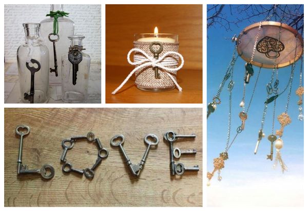Alte Schlüssel = wunderbare Wohnungsdekoration