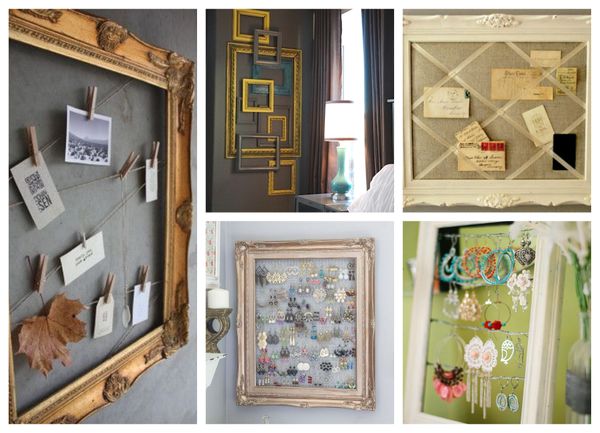 DIY  10+ Coole Ideen mit alten Bilderrahmen