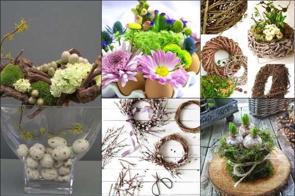 Frühlingsdeko aus Naturmaterialien :)