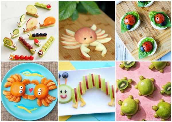 15 Spielerische Möglichkeiten, Kindern Obst und Gemüse zu servieren :)