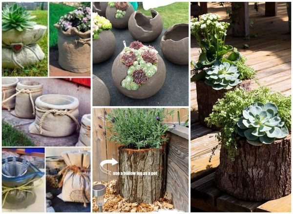 Originelle DIY Pflanzgefäße – 20 inspirierende Ideen! :)