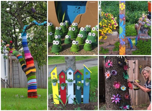 DIY Garten Kunst- und Deko-Projekte