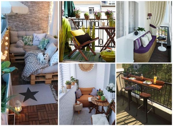 Sitzecke für den kleinen Balkon :)