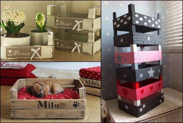 Kreative Ideen zur Verwendung von alten Holzkisten