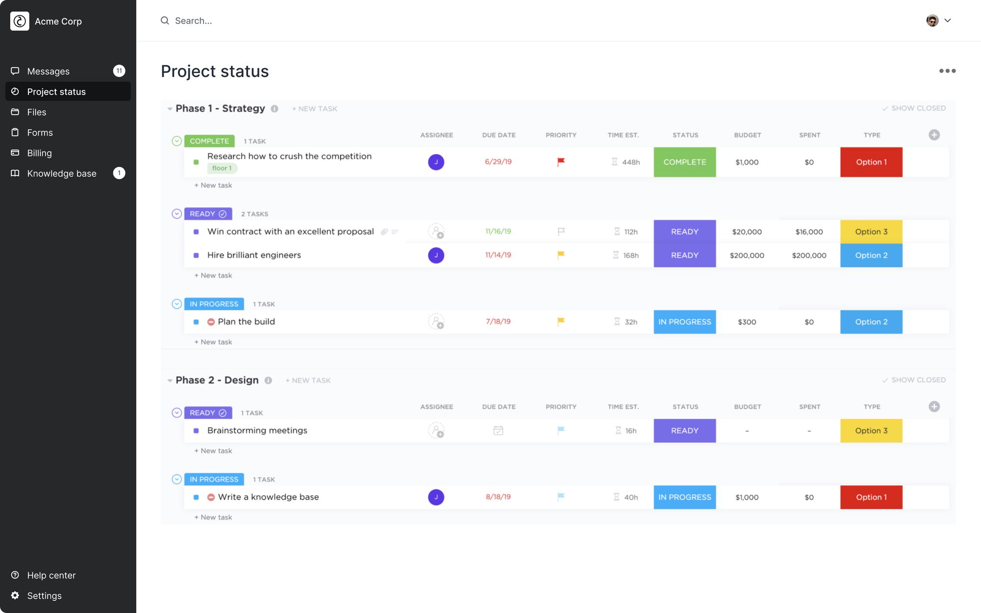 ClickUp embed in Assembly