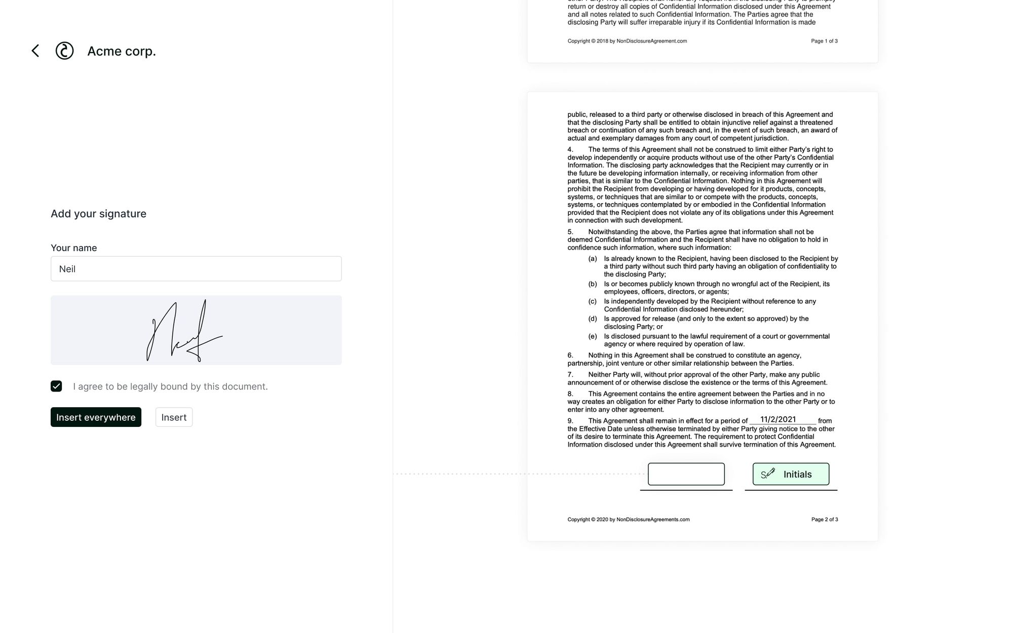 eSignatures with Assembly