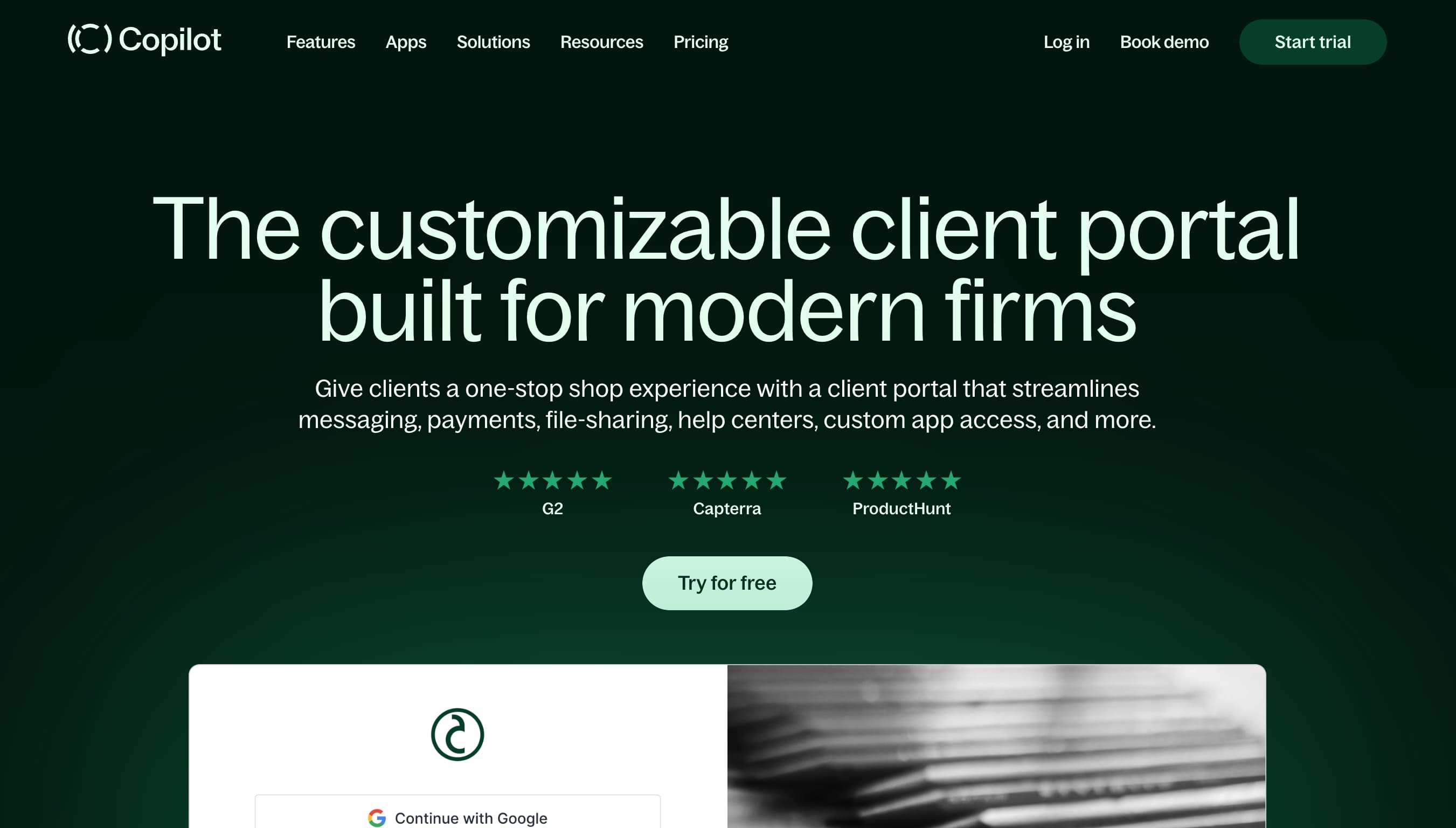 Assembly for client onboarding