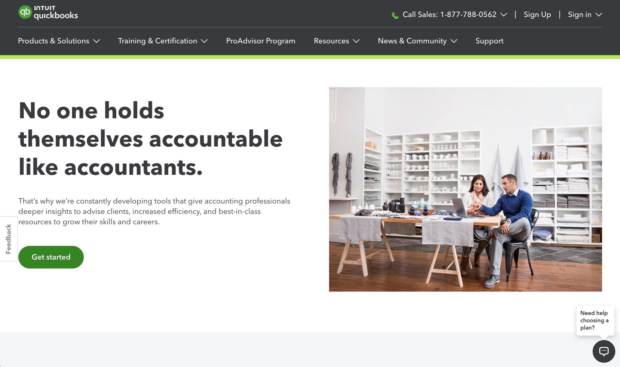 Quickbooks accounting software