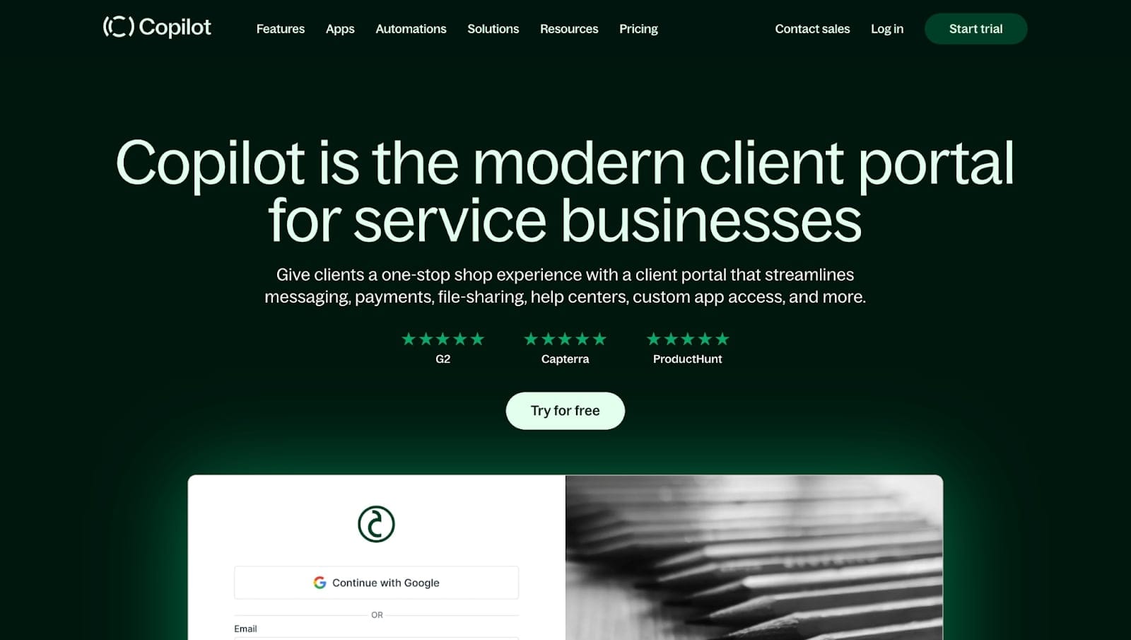 Assembly client portal