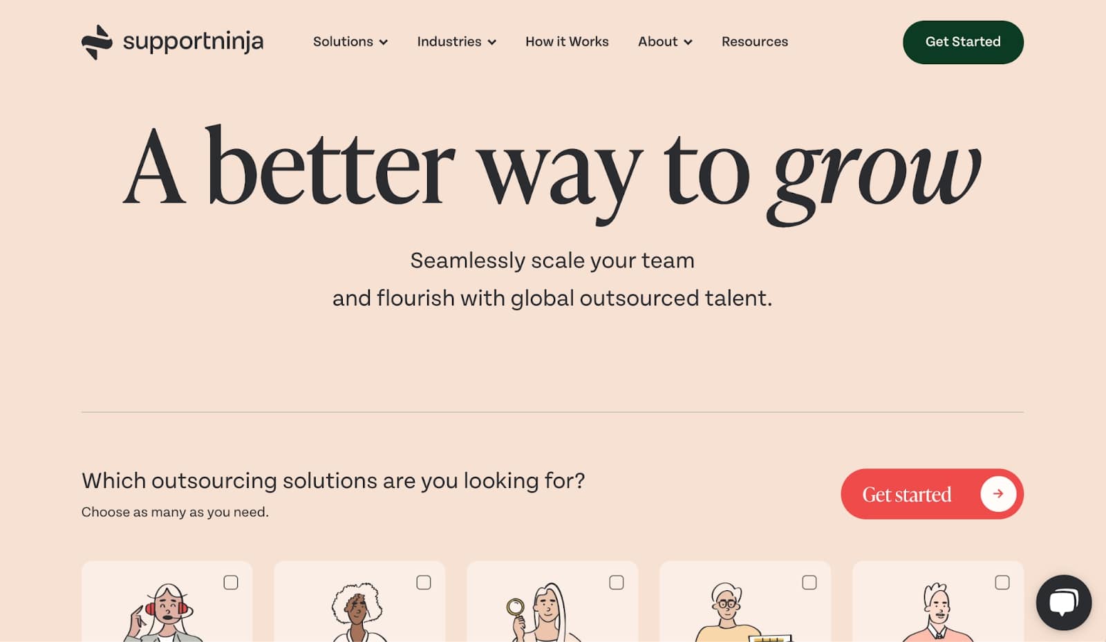 SupportNinja staffing services