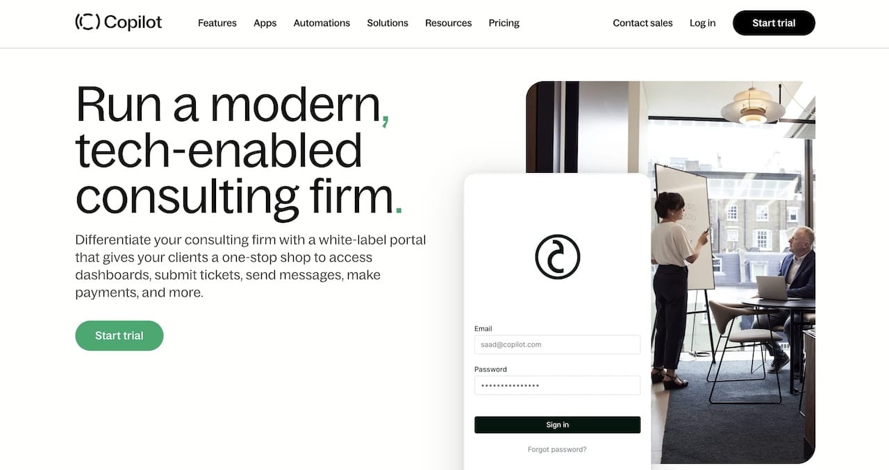 Assembly for consulting businesses