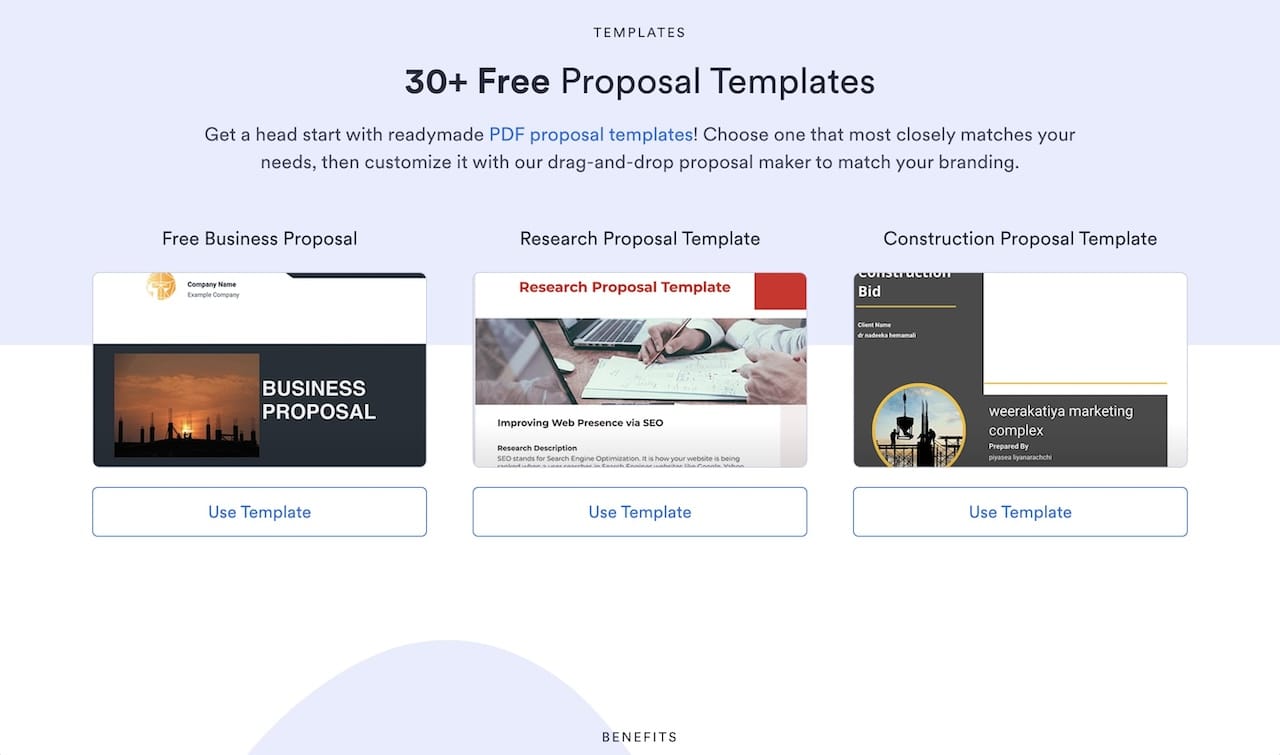 Jotform proposal generator