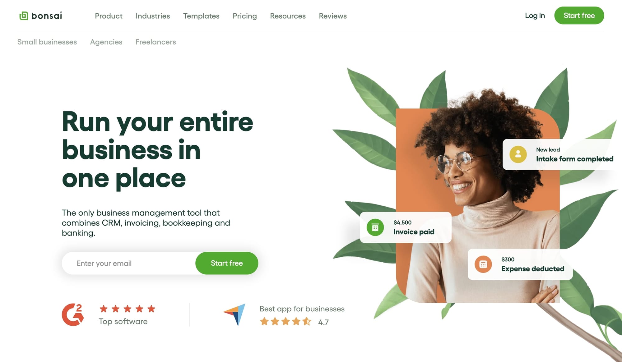 Bonsai business management solutions