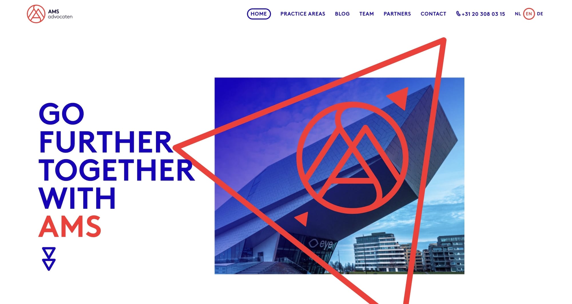 AMS Advocaten website