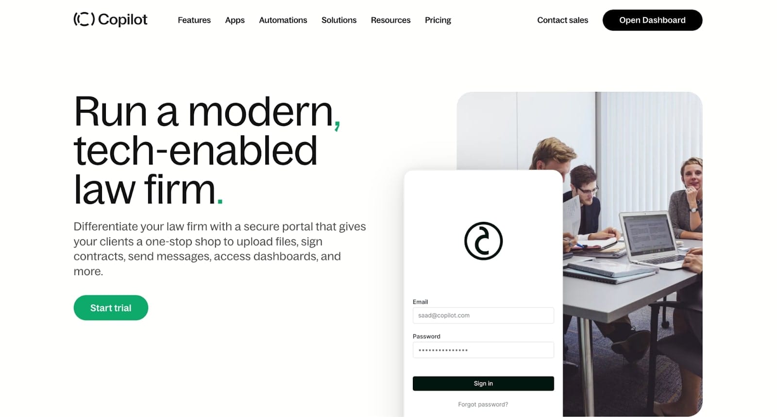 Assembly for law firms