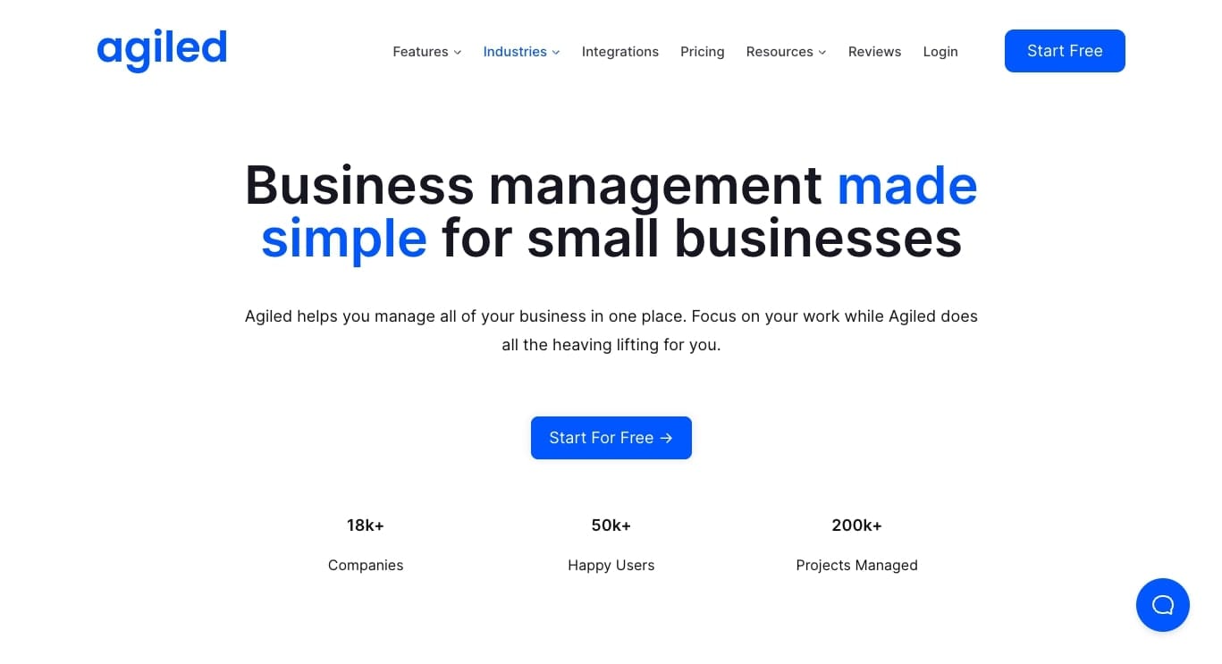 Agiled for service businesses