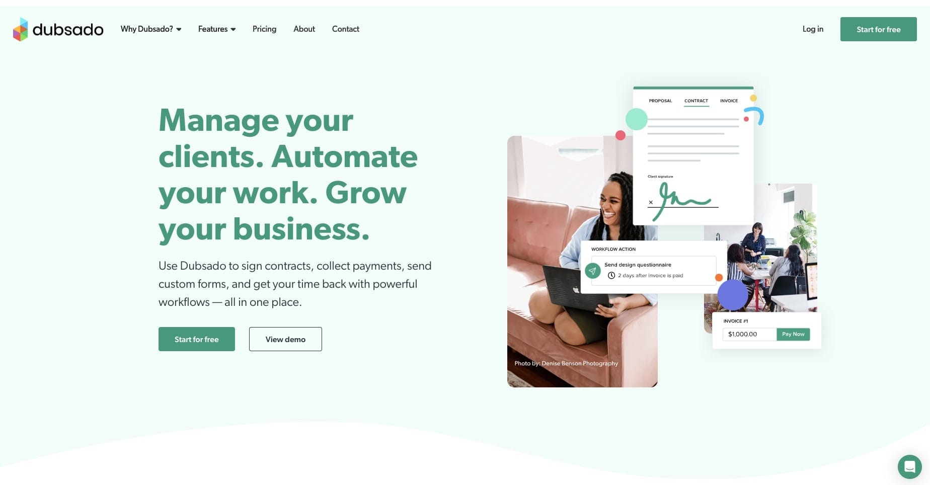 Dubsado business management platform