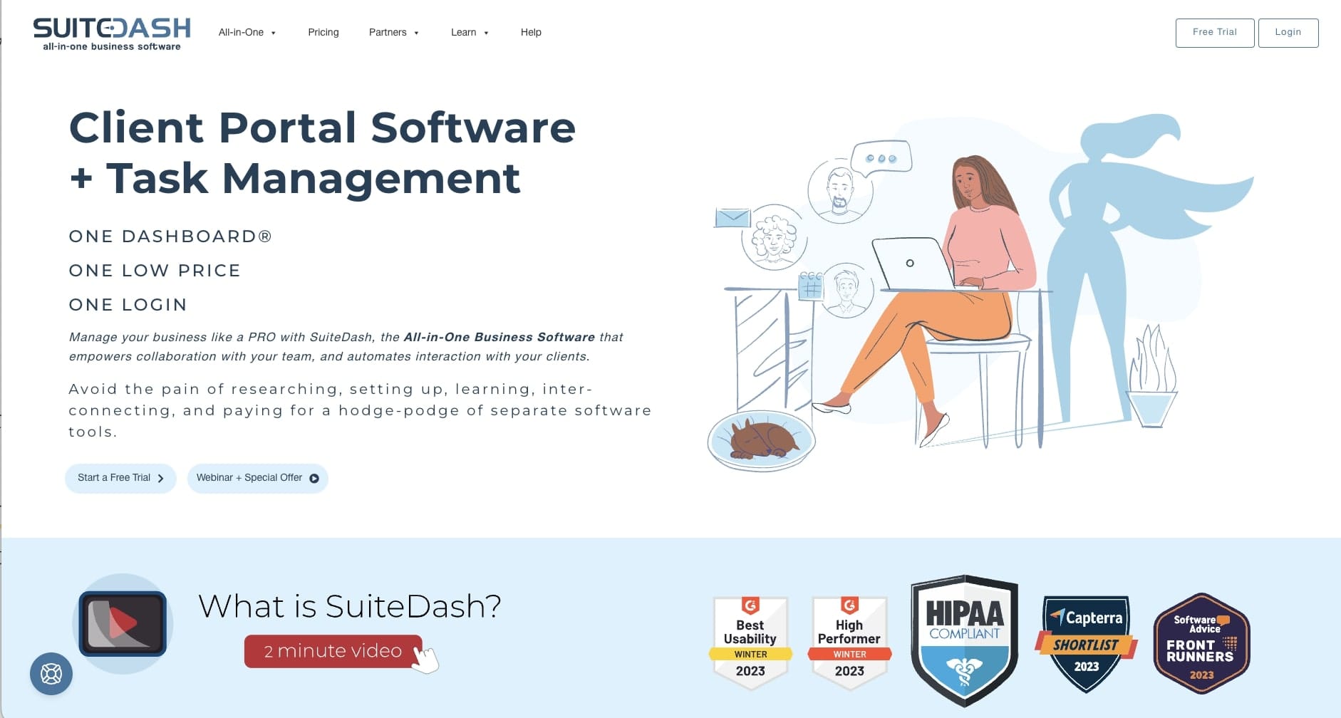 SuiteDash client portal software