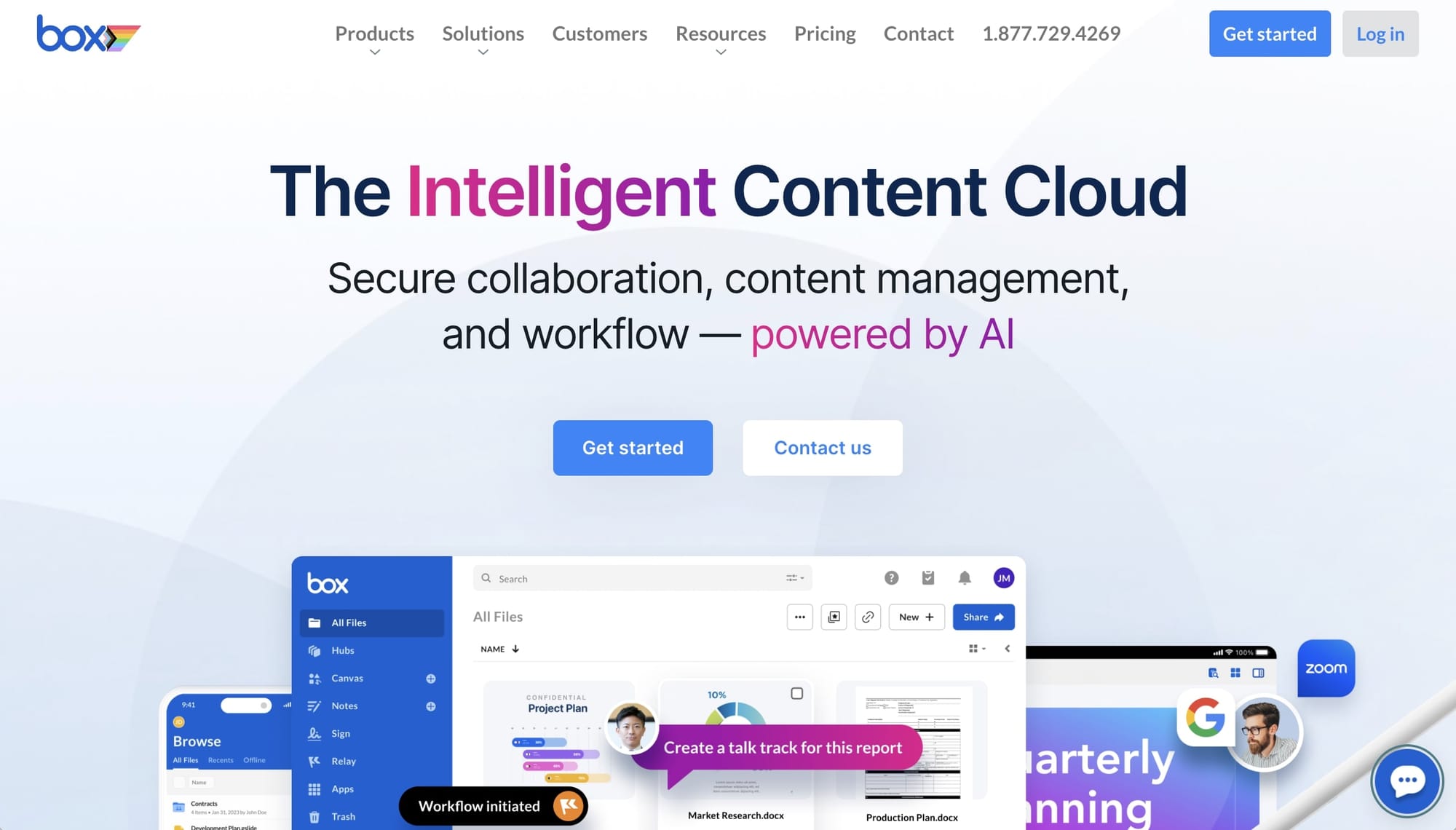 Box for document management